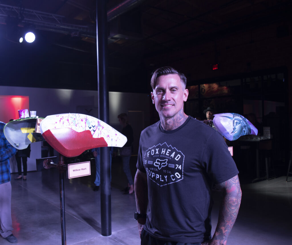 Carey Hart founded Good Ride to support veterans through motorcycle rides and donations to military charities. - Photo by Luke Netzley