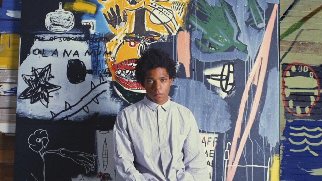 Jean-Michel Basquiat in LA. - Photo by Brad Branson