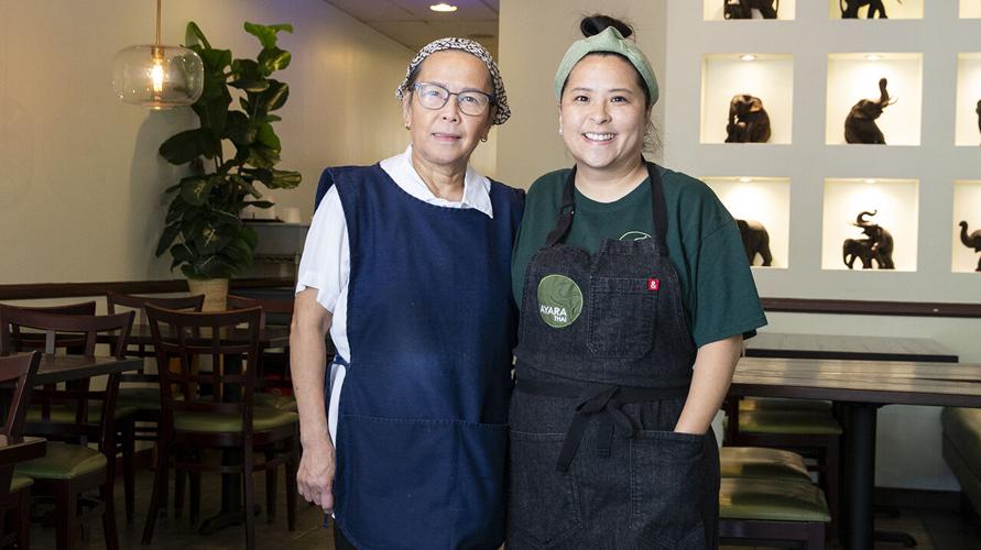Anna Asapahu and her daughter, Vanda, are leaders in the kitchen at Ayara Thai - Photo by Chris Mortenson