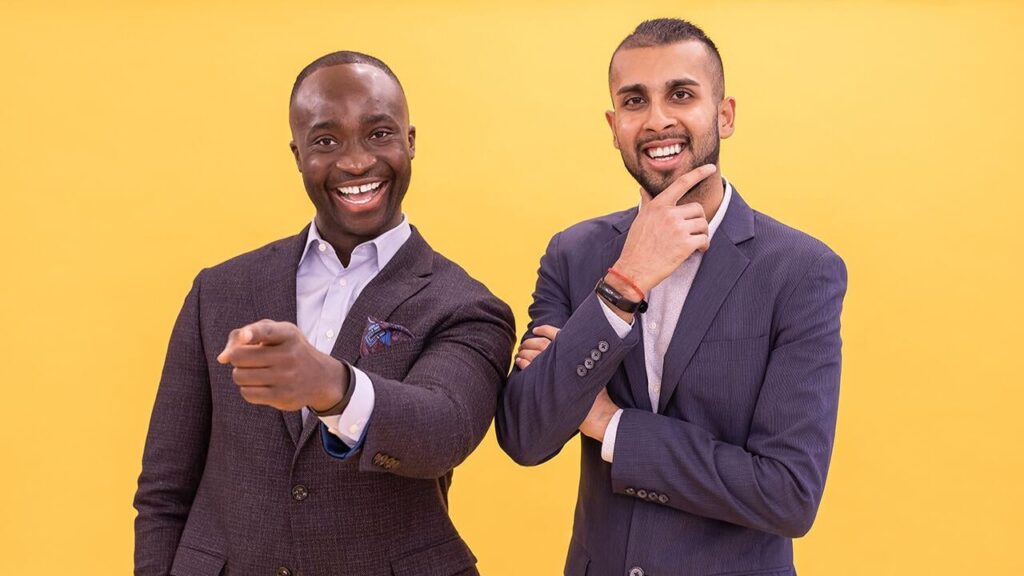 Esusu co-founders Wemimo Abbey and Samir Goel launched their financial technology business in 2018. - Photo courtesy of Esusu