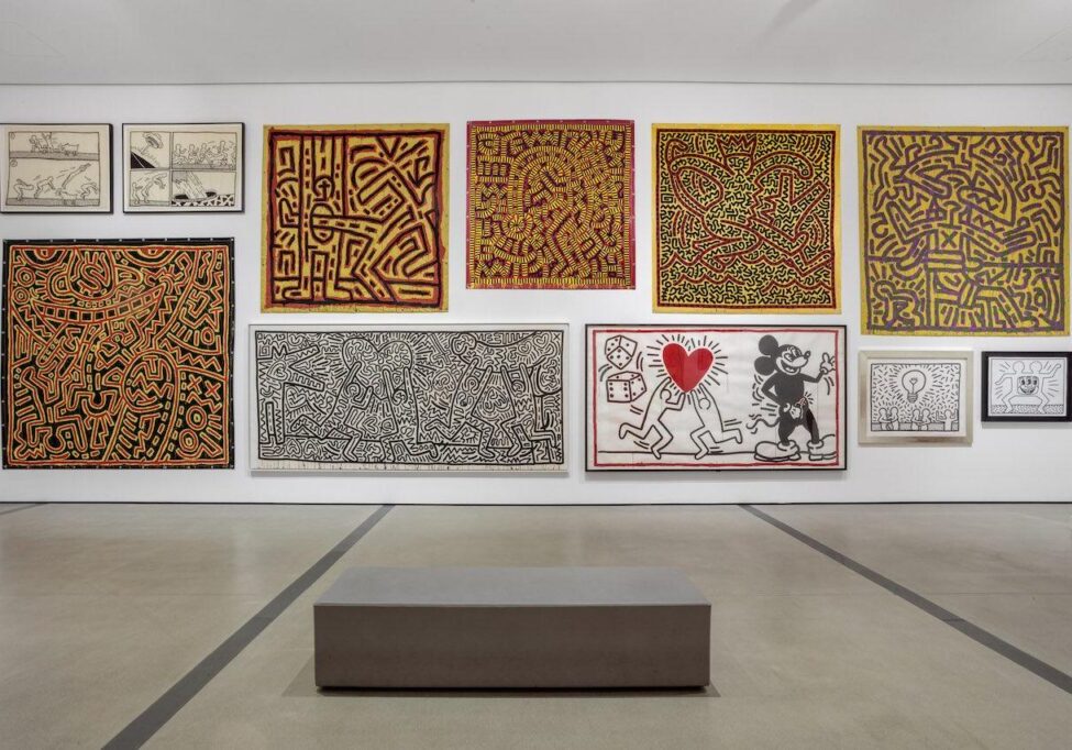 “Keith Haring: Art is for Everybody” is comprised of more than 120 works of art and archival materials, filling the walls of The Broad with the first expansive collection of Haring’s work seen in a museum in Los Angeles. - Photo courtesy of The Broad