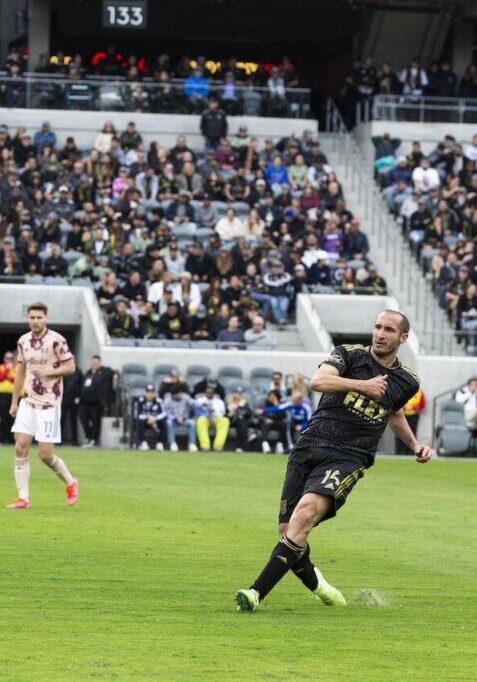 A dominant force in the back line, Giorgio Chiellini has helped lead Los Angeles Football Club to 18 clean sheets across all competitions. - Photo by Chris Mortenson